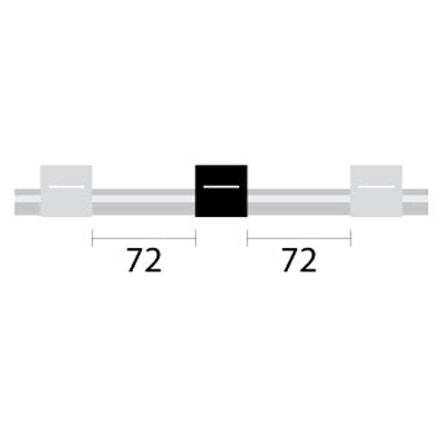 PVC Pump Tube 3tag 0.95mm ID White/Black (PKT 12)