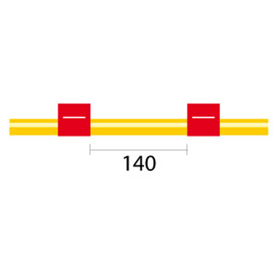 Contour Flared End Solva Flex Pump Tube 2tag 1.14mm ID Red/Red (PKT 6)
