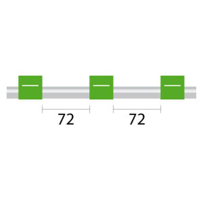 Contour Flared End PVC Pump Tube 3tag 1.85mm ID Green/Green (PKT 6)