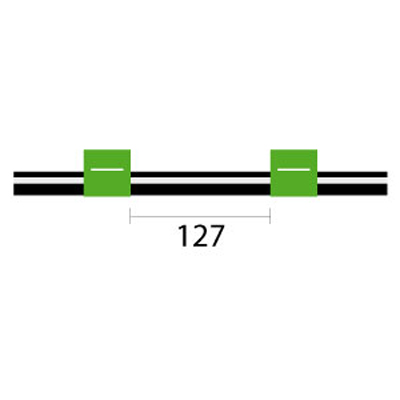 Viton Pump Tube 2tag 1.85mm ID Green/Green (PKT 12)