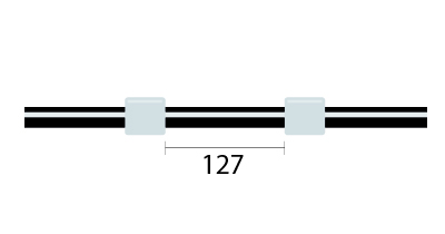 ProLok Viton Pump Tube 2tag 1.02mm ID White/White (PKT 12), 427mm length