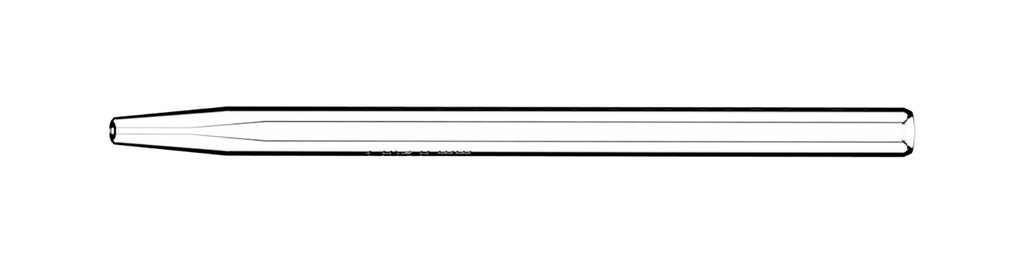 Tapered Quartz Injector 1.0mm (EMT)