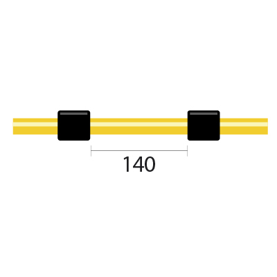 ProLok Contour Flared End Solva Flex Pump Tube 2tag 0.76mm ID Black/Black (PKT 6)