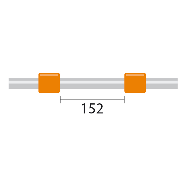 ProLok PVC Pump Tube 2tag 0.89mm ID Orange/Orange (PKT 12)