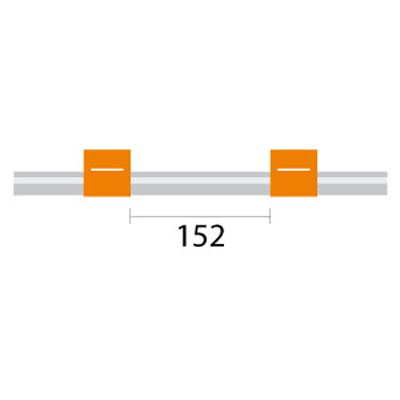 ProLok Contour Flared End PVC Pump Tube 2tag 0.89mm ID Orange/Orange (PKT 6)