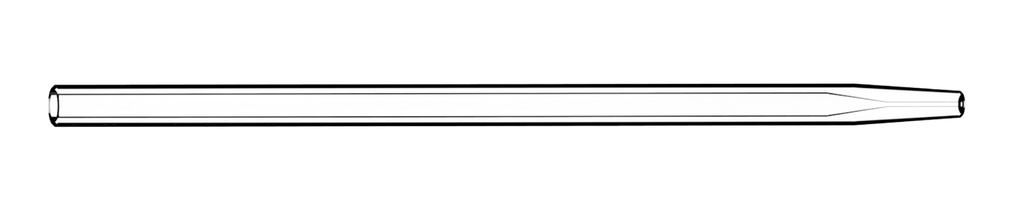 Quartz Injector 0.8mm Tapered