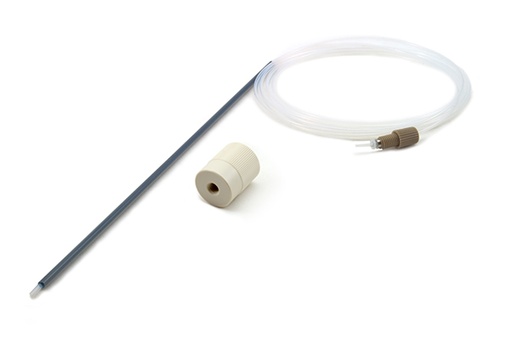 [60-703-0533] PTFE Encapsulated Carbon Fibre Probe 1.0mm ID with 1/4-28 ratchet fitting (for Agilent I-AS)