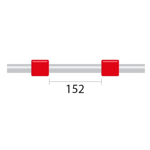 [1.14-RED] ProLok PVC Pump Tube 2tag 1.14mm ID Red/Red (PKT 12)