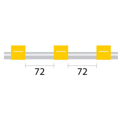 [1.42-YLW3B] PVC Pump Tube 3tag 1.42mm ID Yellow/Yellow (PKT 12)
